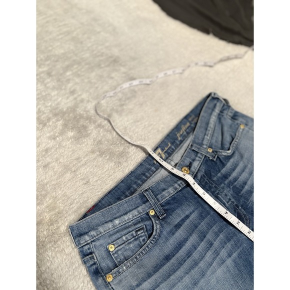 7 For All Mankind Josefina Skinny Boyfriend Womens Denim Jeans Size 29 Act 34 - Picture 5 of 8